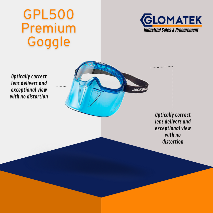 GPL500 Premium Goggle with Detachable Face Shield