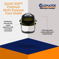 QUAD 500™ Premium Multi-Purpose Face Shield 14230