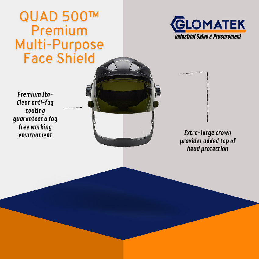 QUAD 500™ Premium Multi-Purpose Face Shield 14230