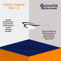 Jackson Safety Glasses - Clear - Box of 2