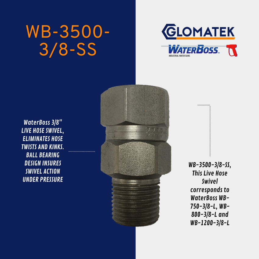 Live Swivel WB-3500-3/8-SS