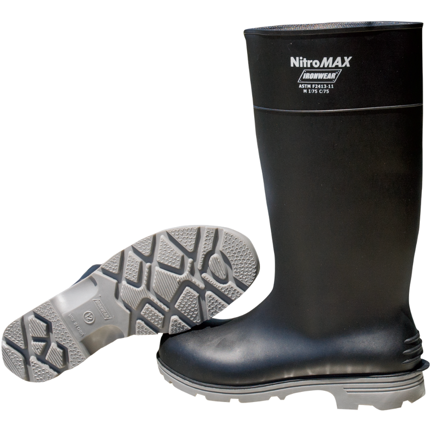 Ironwear 9250 - NitroMAX 15" PVC/Nitrile Waterproof Steel Toe Rubber Boots