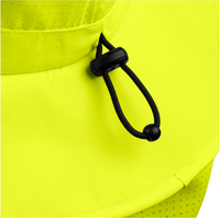 Ironwear 1318 - L - Lime Booney Hat with neck protector