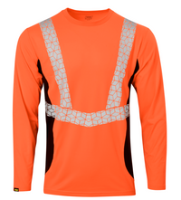 Ironwear 7143 - Elastic Shirt: Long Sleeve, Reflective Tape