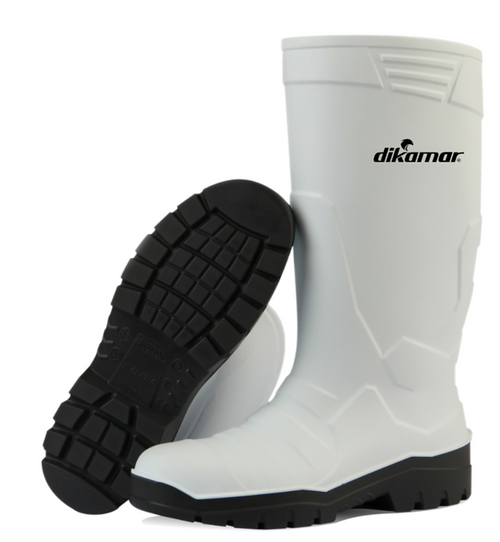 Soft Toe PU Boot - Dikamar WHITE