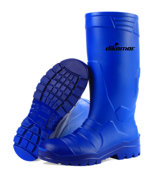 Steel Toe PU Boot - Dikamar - BLUE