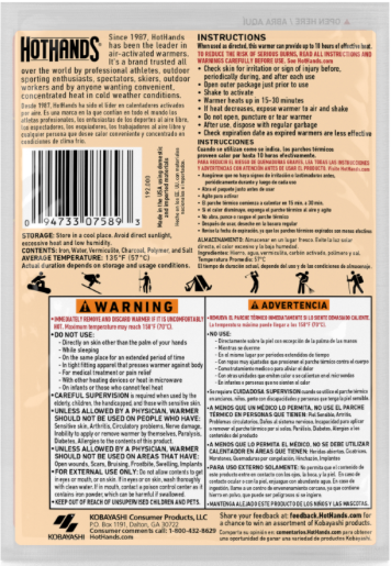 HOTHANDS® SUPER WARMERS (40 Packets)