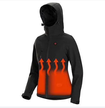 Women's Heated Softshell Jacket - Glomatek Corporation