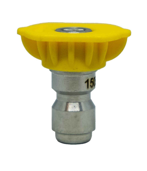Yellow Tip 15-Degree Quick Disconnect Spray Nozzle