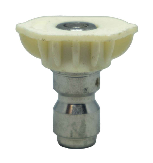 White Tip 45-Degree Quick Disconnect Spray Nozzle