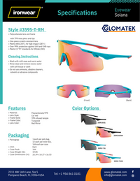 Safety Glasses - Solana 3595