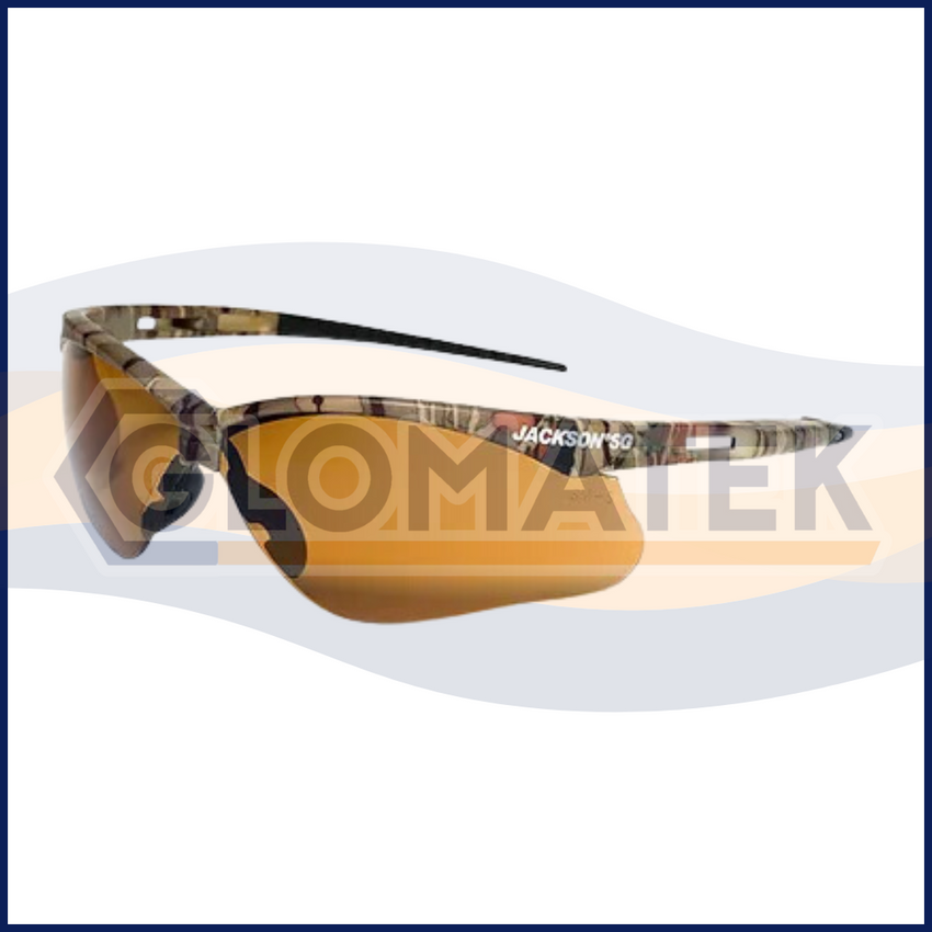 Safety Glasses - Came frame / Bronze lens