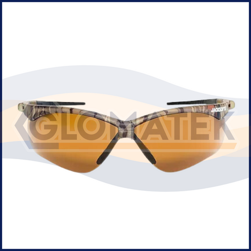 Safety Glasses - Came frame / Bronze lens - Glomatek Corporation