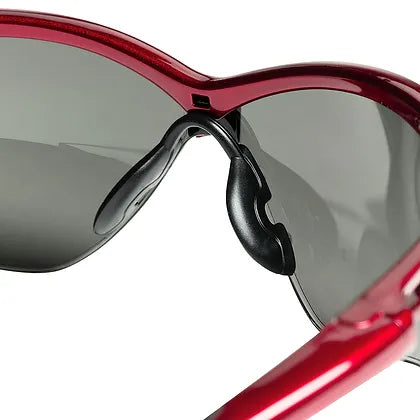 Safety Glasses - Red Frame / Smoke Lens