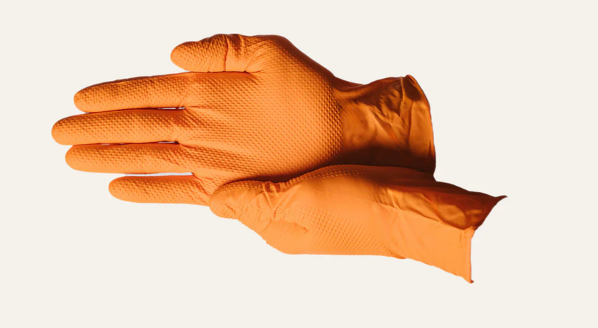 8 MIL DIAMOND - TEXTURE NITRILE GLOVES