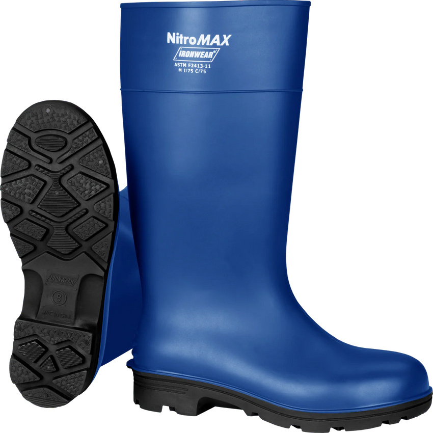 Ironwear 9250 - NitroMAX 15" PVC/Nitrile Waterproof Steel Toe Rubber Boots