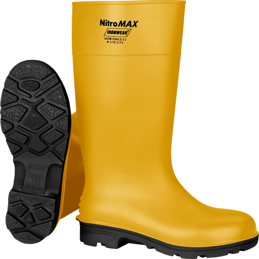 Ironwear 9250 - NitroMAX 15" PVC/Nitrile Waterproof Steel Toe Rubber Boots