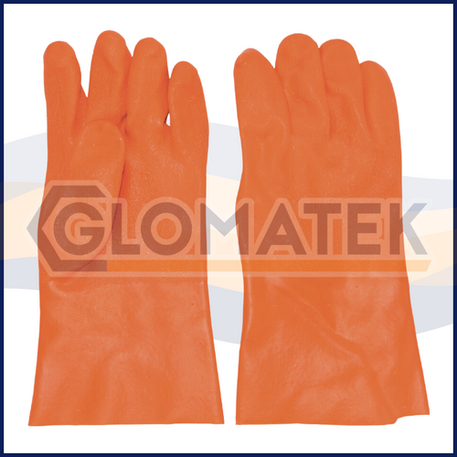 Ironwear 4031 - 12" Hi Vis Double Dipped PVC Gloves