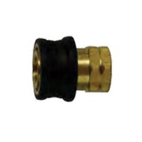 MOLDED GRIP FEMALE BRASS COUPLER