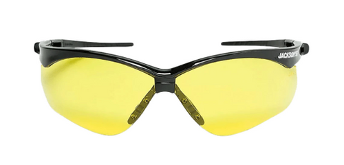 Anti-Fog Safety Glasses - Amber Lens - Jackson Safety - Box of 12