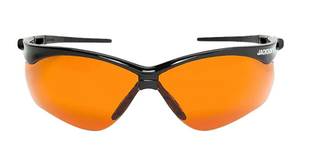 Anti-Scratch Safety Glasses - Blue Shield - Jackson Safety - Box of 12