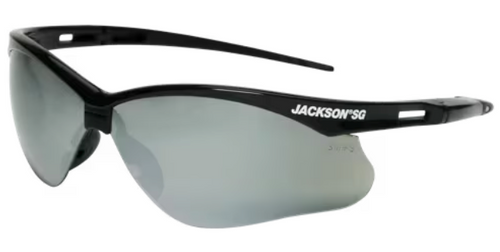 Anti-Scratch Safety Glasses - Smoke Mirror - Jackson Safety - Box of 12