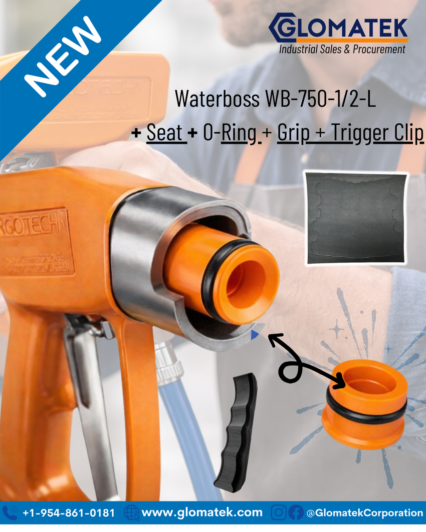 WB-750-1/2-L + Seat + O-Ring + Clip + Grip