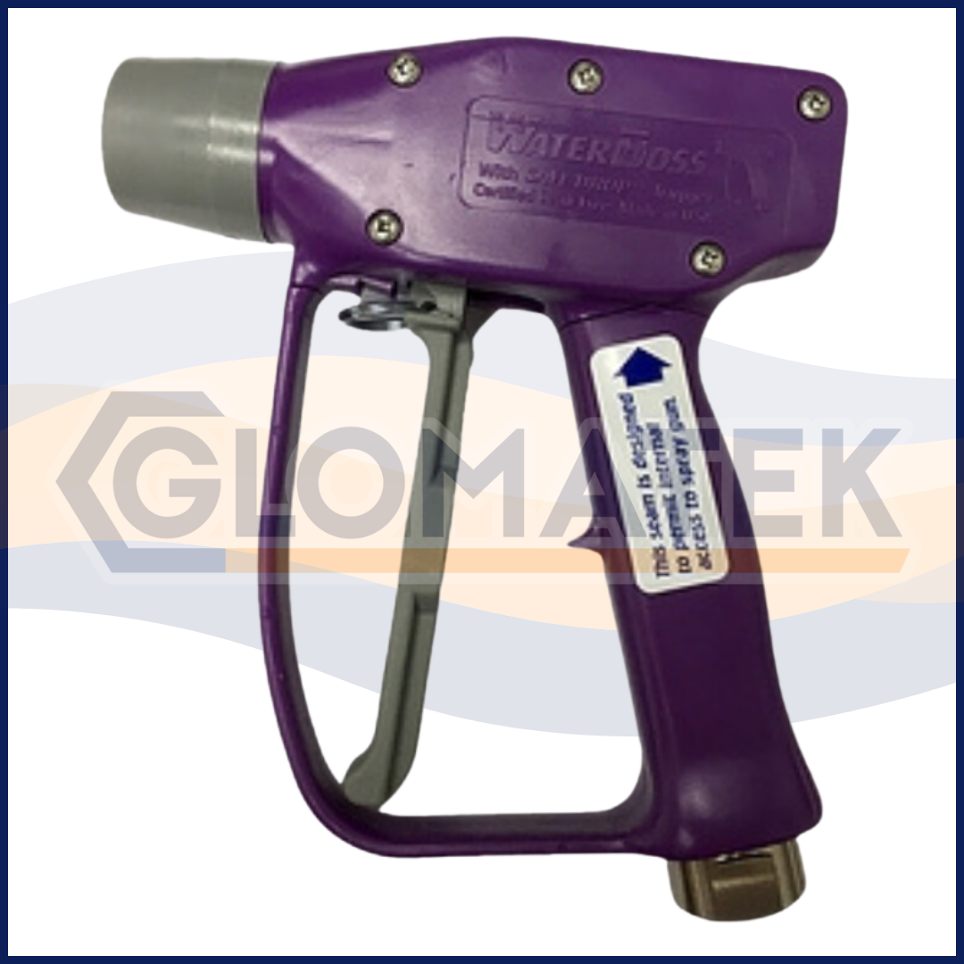 WaterBoss 1200-3/8-L - High Pressure Washdown Gun – Glomatek Corporation
