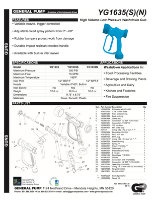GP Blue Gun RB65