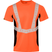 Ironwear 7133 Elastic Shirt: Short Sleeve, Reflective Tape