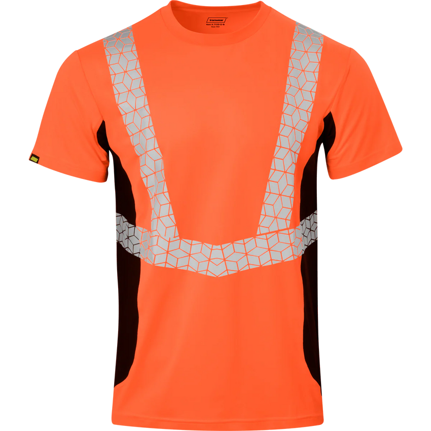 Ironwear 7133 Elastic Shirt: Short Sleeve, Reflective Tape